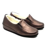 Rohde pantoffel brons leder 6307
